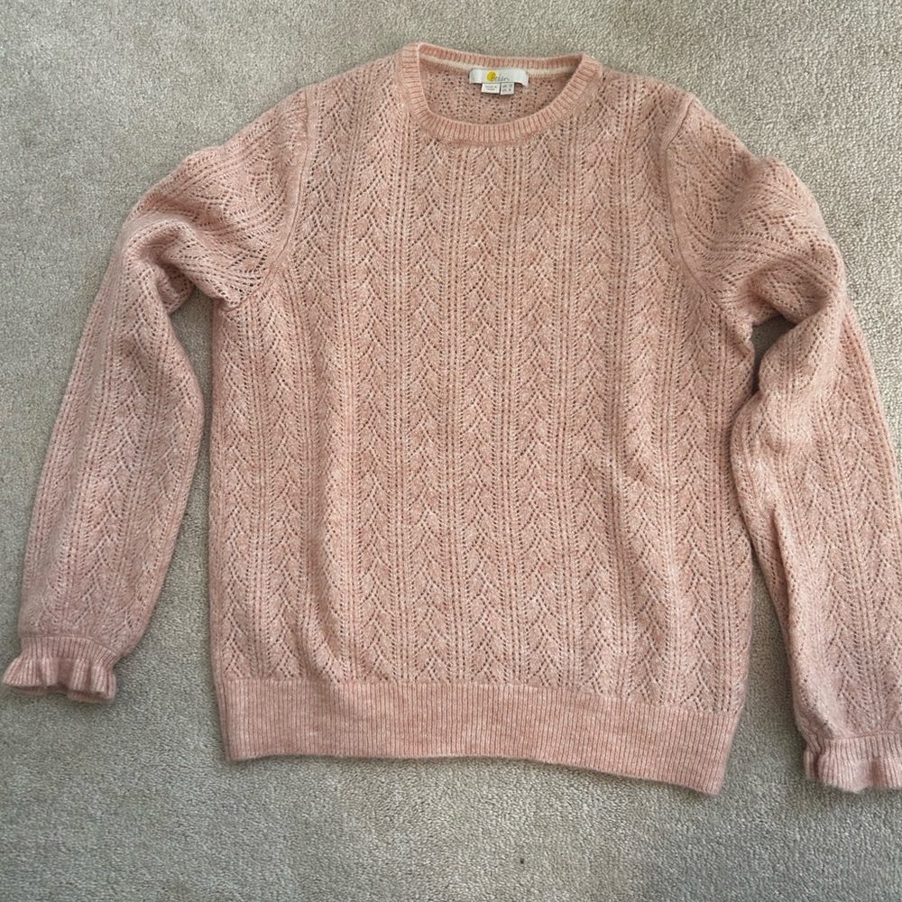 Boden Pink Crewneck Sweater